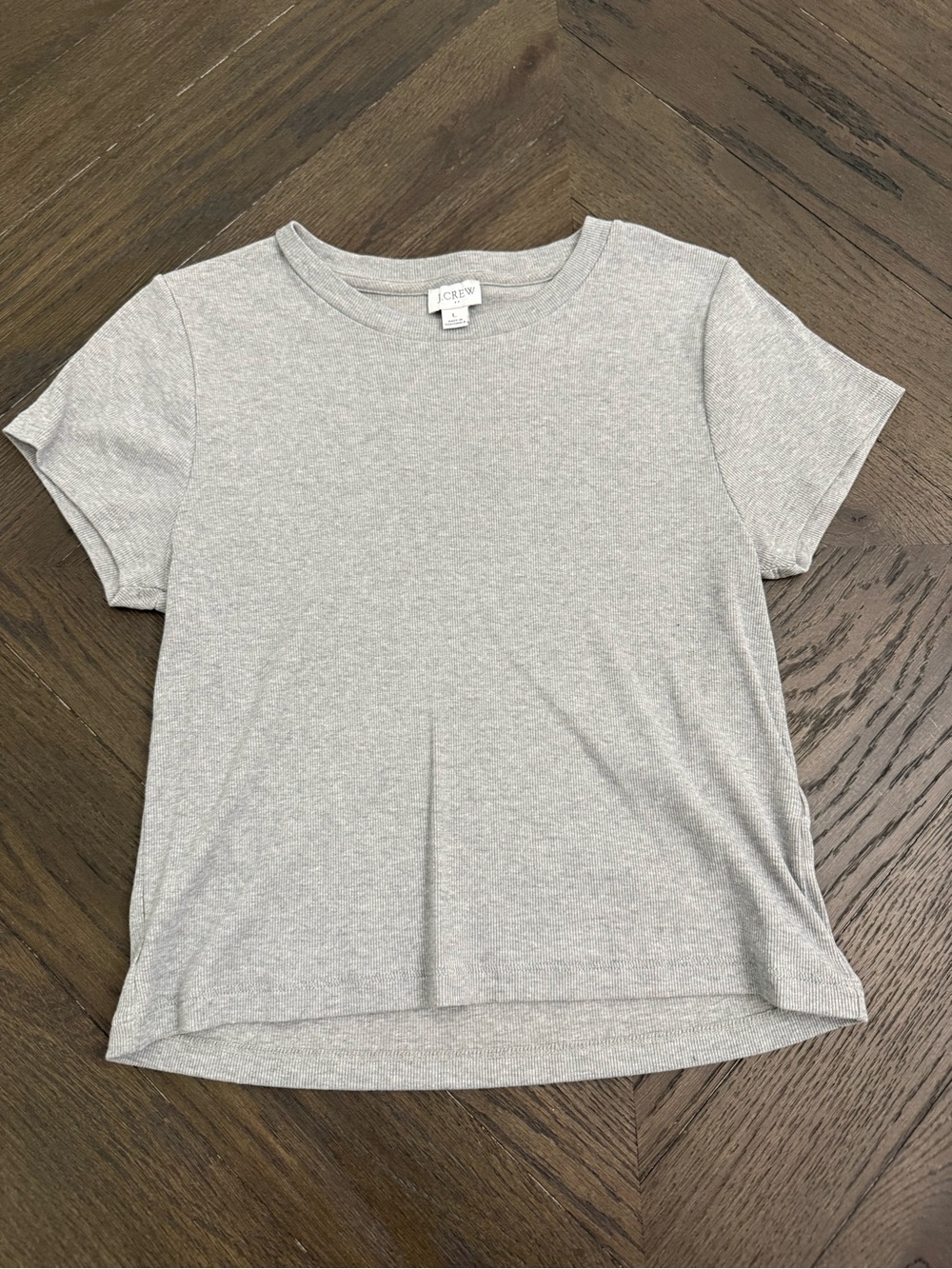 J. Crew Gray Short Sleeve Tee